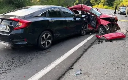 ACIDENTE DE TRÂNSITO COM TRÊS MORTES