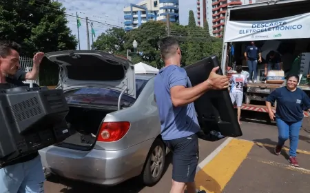 Prefeitura realiza Sábado do Descarte com coleta de eletroeletrônicos e pneus no dia 26 de abril